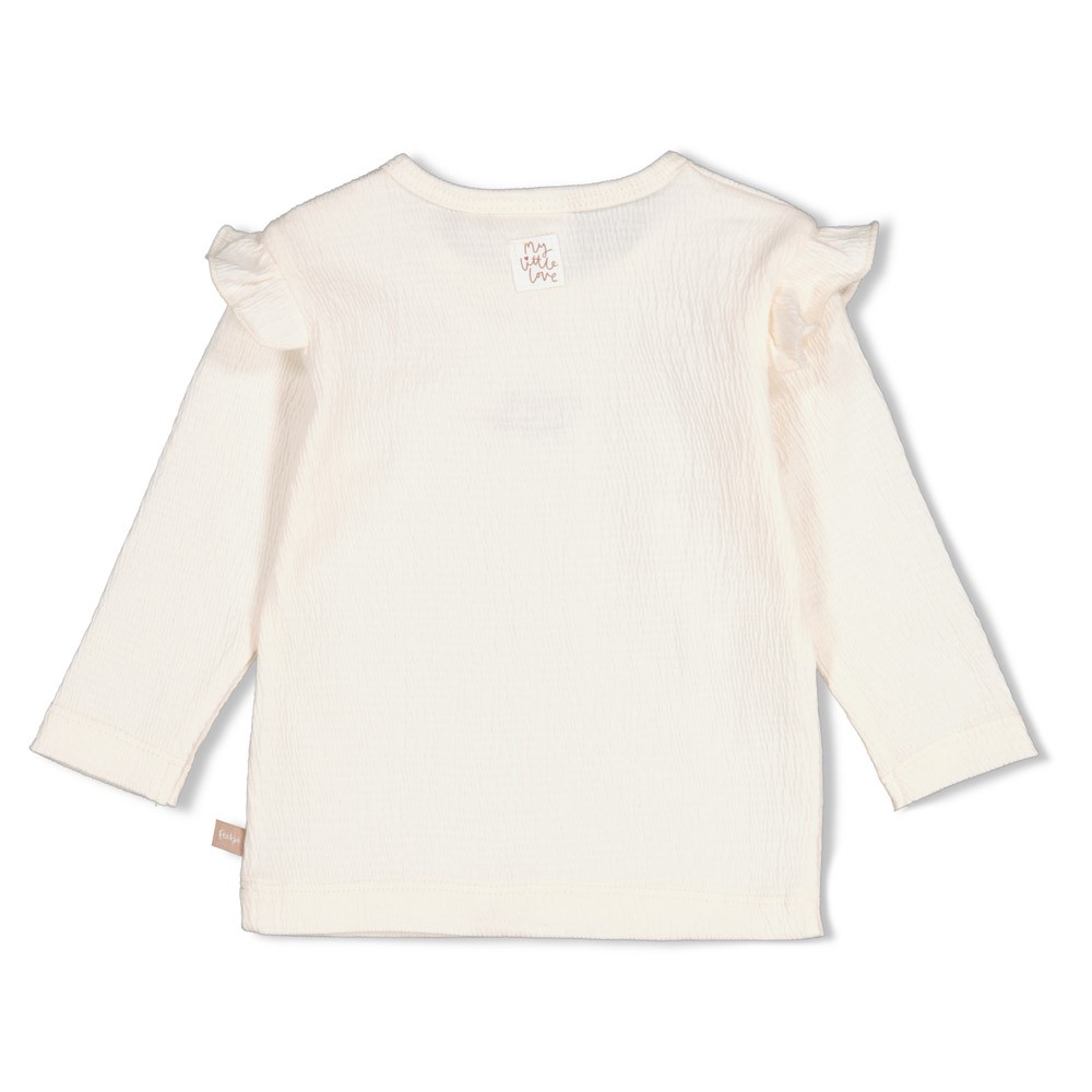 Feetje | T-shirt Girls My Little Love Longsleeve Off White