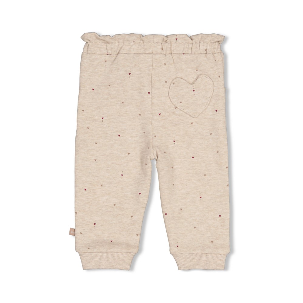 Feetje | Broek Girls My Little Love Taupe Melange