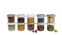 Beaba | Bewaarpotje Natural Mix Glas/Siliconen 250ml 10-pack