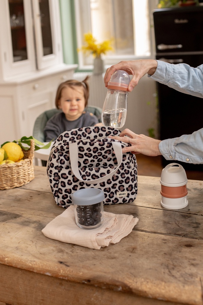 Beaba | Isothermische Lunchtas Leopard Clay 5L