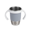 Beaba | Drinkbeker Kiezel Click and Drink Oefenbeker  Inox