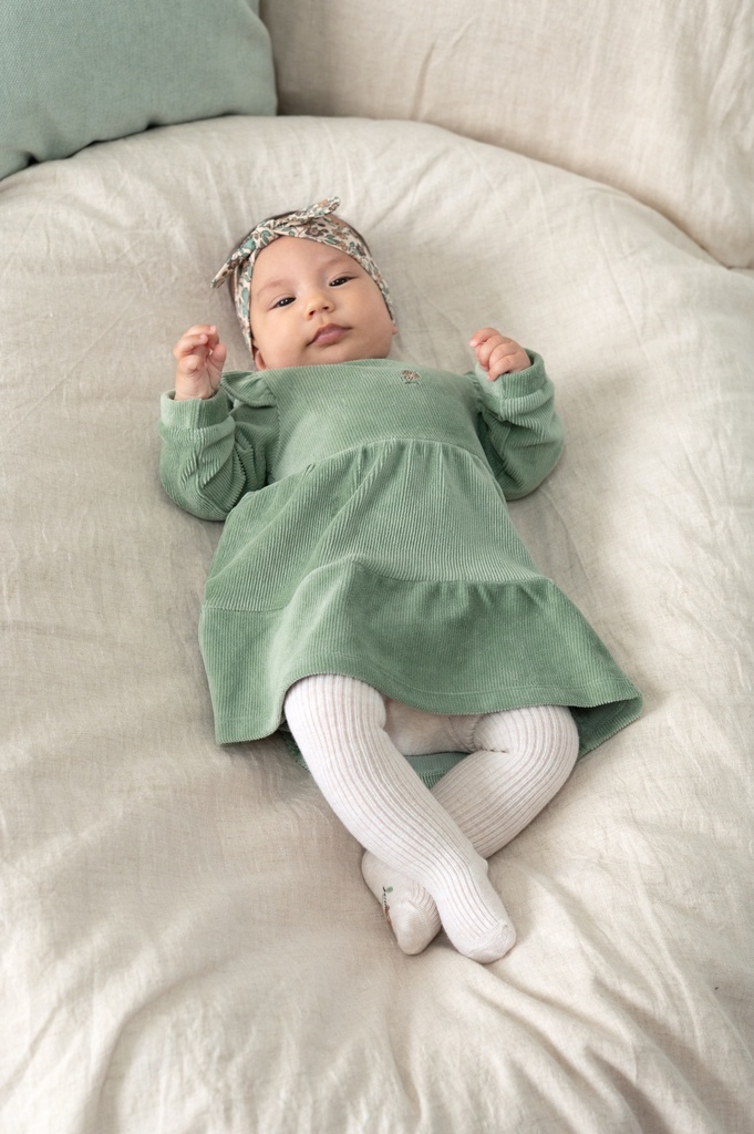 Feetje | Jurk Girls Lucky Bloombird Jade Groen