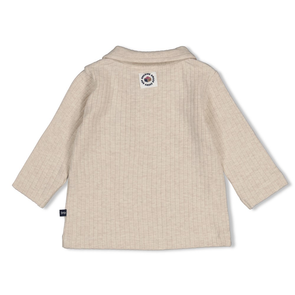 Feetje | T-shirt Boys Built for Fun Longsleeve Off White Melange