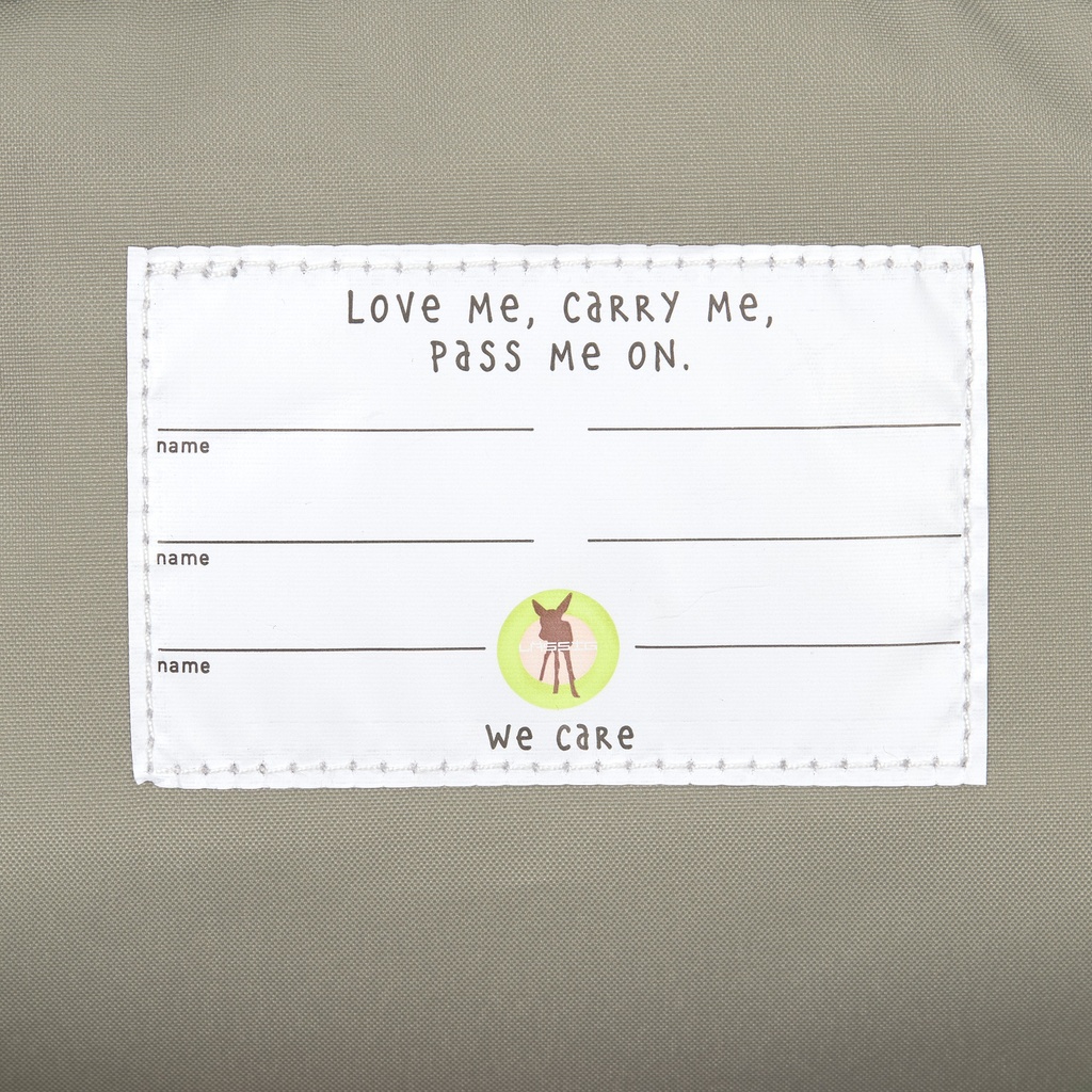 Laessig | Rugzak Mini Square Happy Trails Frog 20,5x11x27cm