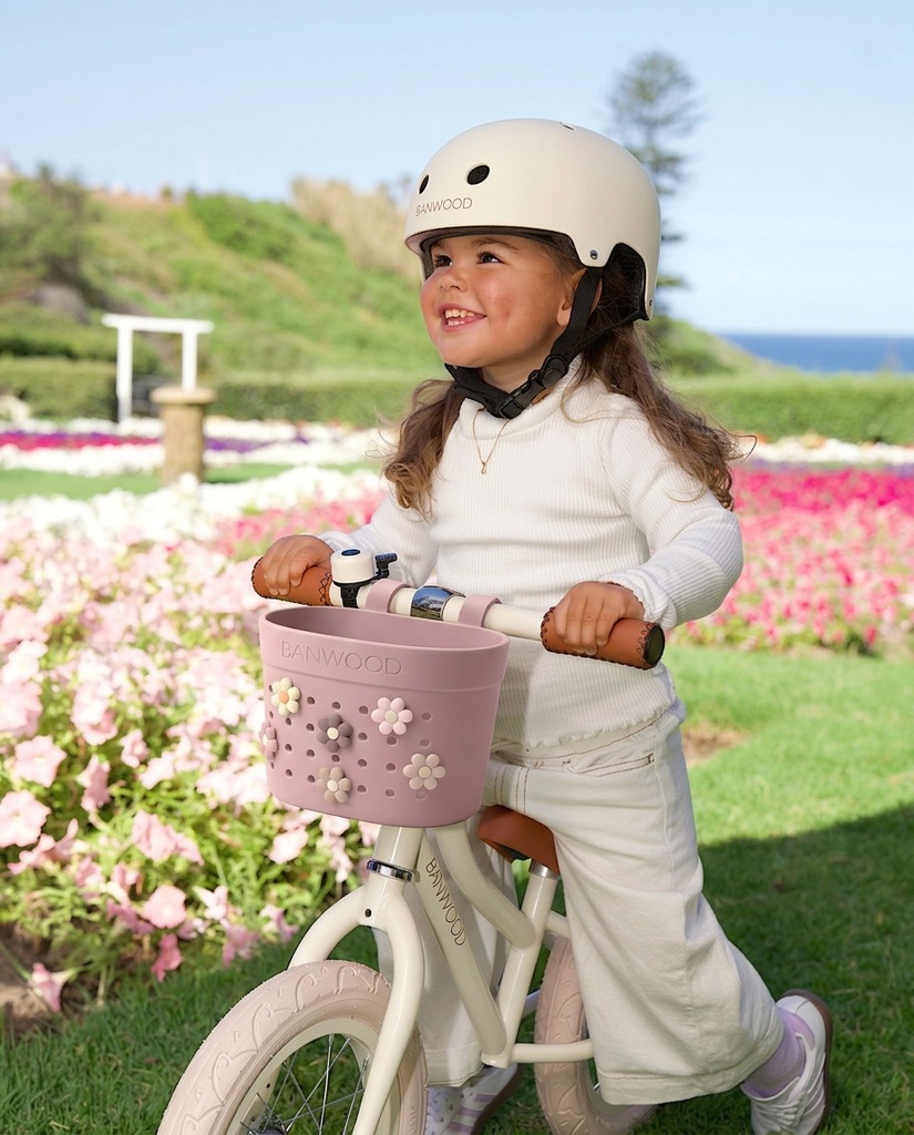 Banwood | Fietsmand Pin & Ride Dusty Rose