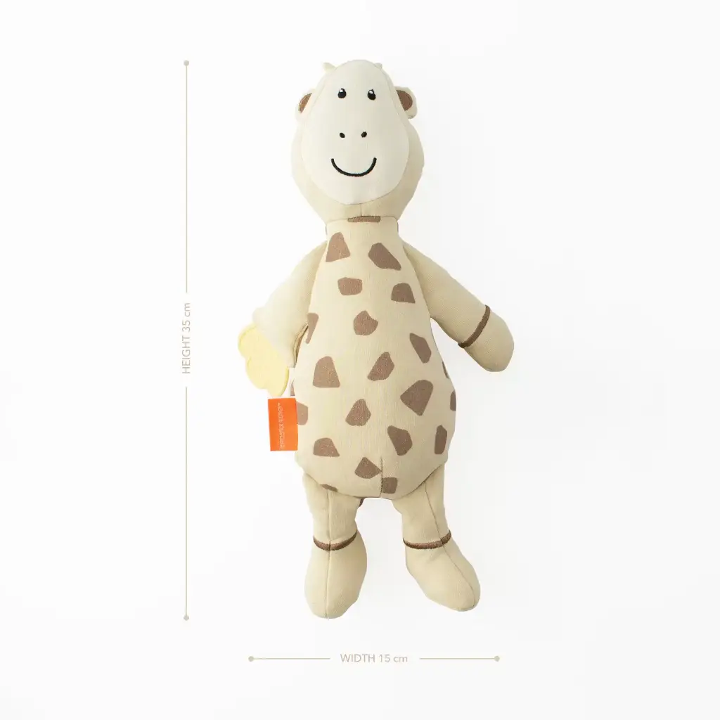 Matchstick Monkey | Bijtring/Knuffel Giraf Pluch Set 2-delig