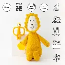 Matchstick Monkey | Bijtring/Knuffel Leeuw Pluch Set 2-delig