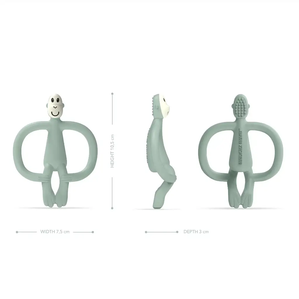 Matchstick Monkey | Bijtring/Knuffel Aap Pluch Set 2-delig
