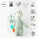 Matchstick Monkey | Bijtring/Knuffel Aap Pluch Set 2-delig