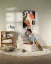 Wigiwama | Kinderzetel/Slaapzetel Flipster Cream White 