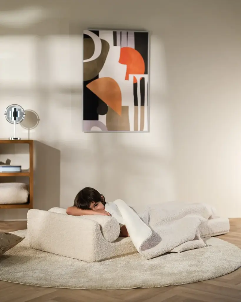 Wigiwama | Kinderzetel/Slaapzetel Flipster Cream White 