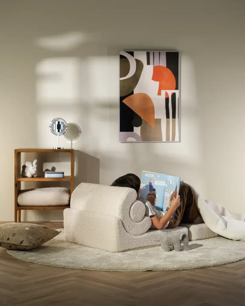 Wigiwama | Kinderzetel/Slaapzetel Flipster Cream White 