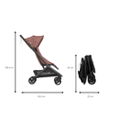 Bugaboo x Konges Slojd | Buggy Butterfly 2 Complete Black/Dusty Pink/Aop Kersen