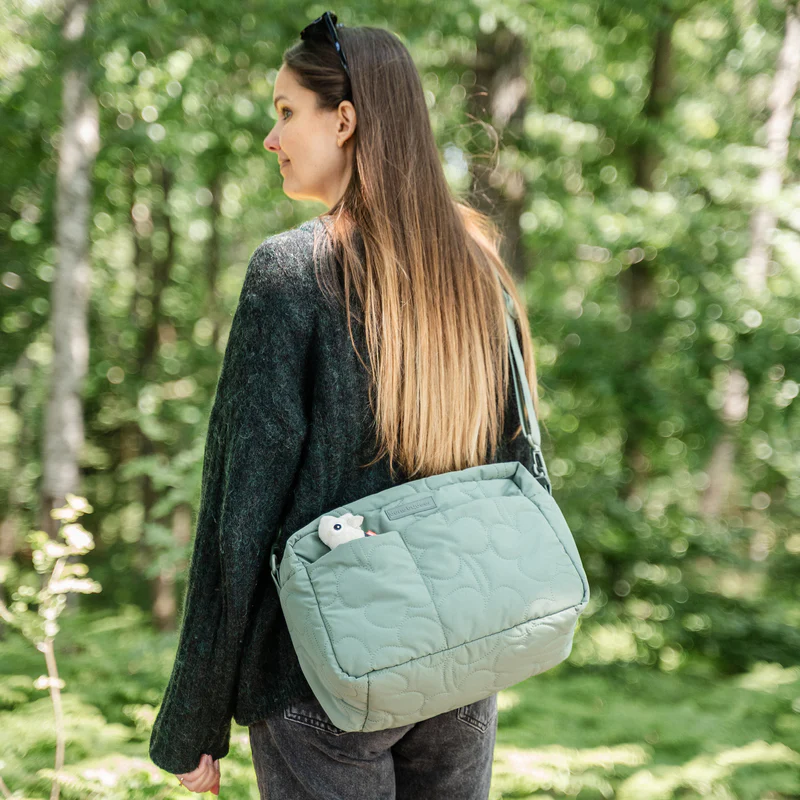 Done by Deer | Verzorgingstas Quilted Stroller Bag Groen 