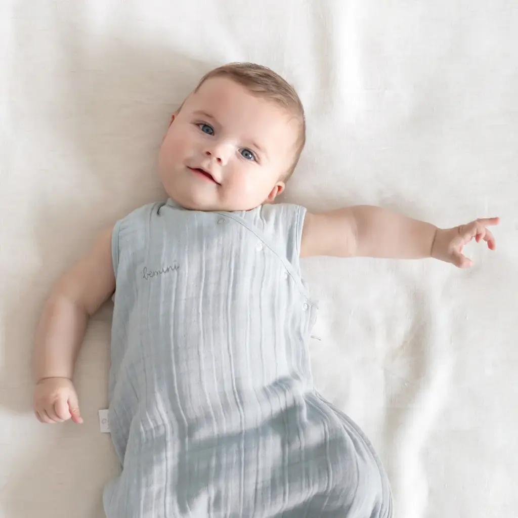Bemini | Slaapzak Magic Bag Swaddle Glacier Blauw 0.5TOG 4-12m 
