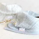 Bemini | Spuugdoekje Swaddle/Terry Glacier Blauw Waterproof 25cm