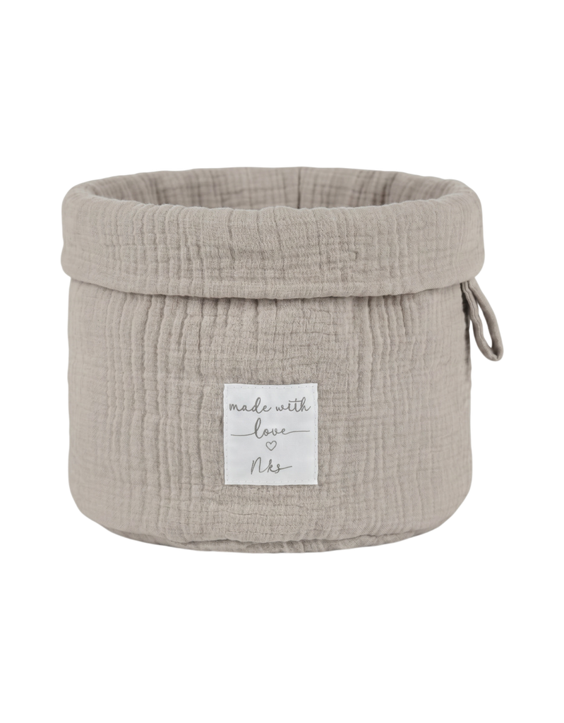 Noukies | Verzorgingsmandje Beige 36x30cm