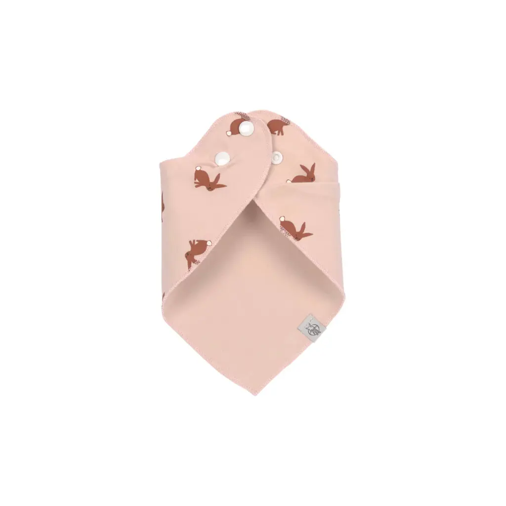 Laessig | Spuugdoekje Little Forest Rabbit Jersey Cowl-Neck 2-pack