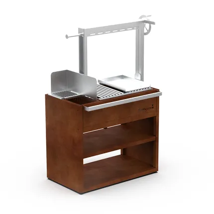 Barbecook | Barbecue Pedro Houtbarbecue Corten/RVS