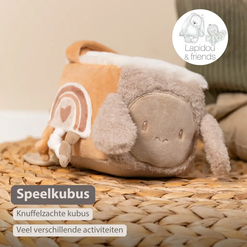 Nattou | Activiteitenkubus Lapidou Beige