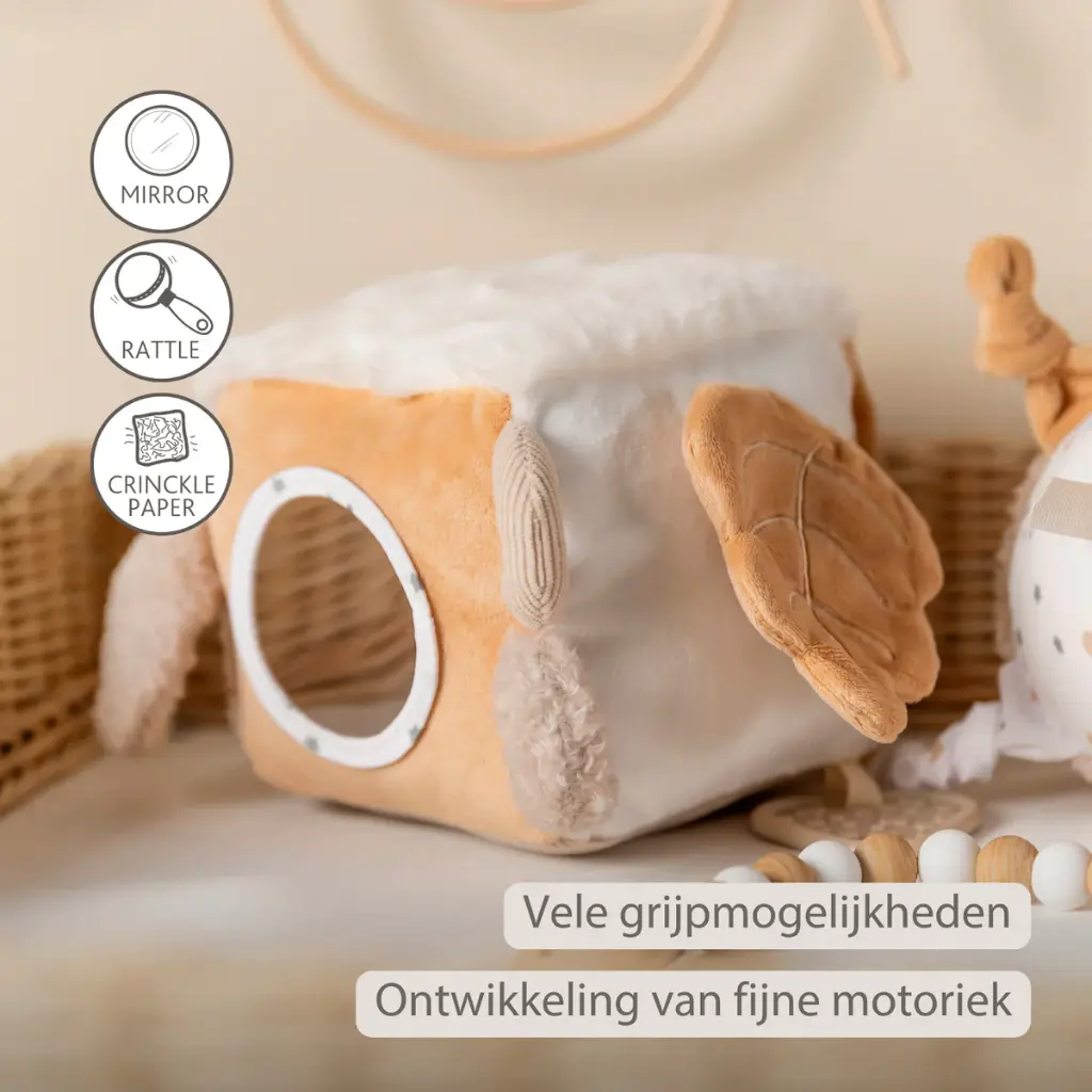 Nattou | Activiteitenkubus Lapidou Beige