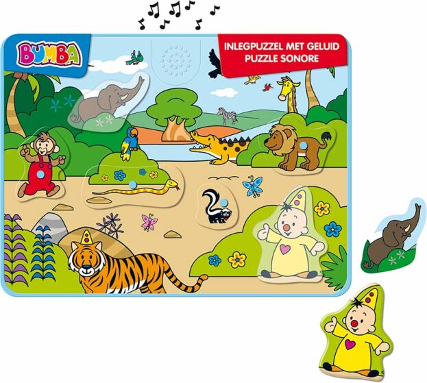 Bumba | Puzzel met Geluid Hout