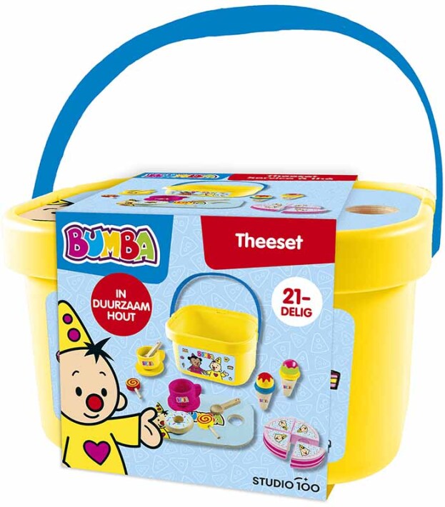 Bumba | Speelset Theeset Hout 21-delig