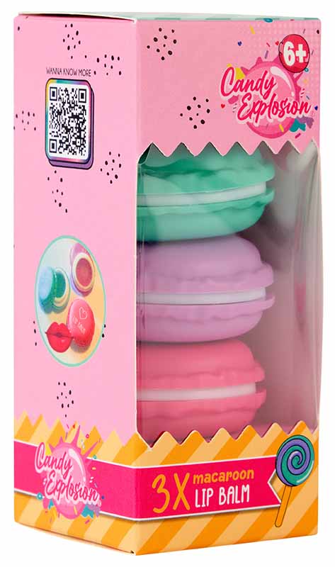 Create It! | Make-up Macaron Lip Balm 3-pack