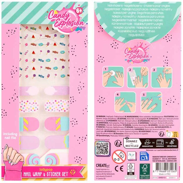 Create It! | Make-up Kunstnagels Zelfklevend met Stickers