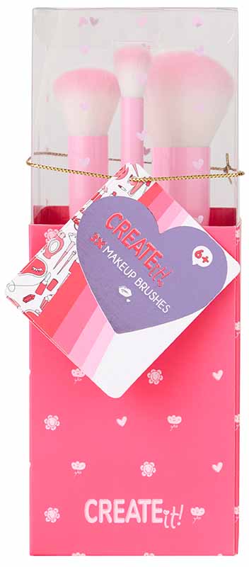 Create It! | Make Up Borstel Set 3-pack