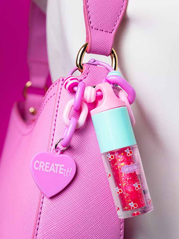 Create It! | Make-up Lipgloss Chunky Sleutelhanger