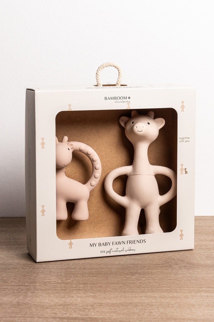 Bamboom | Bijtring Set Pink Tones Roze 2-delig