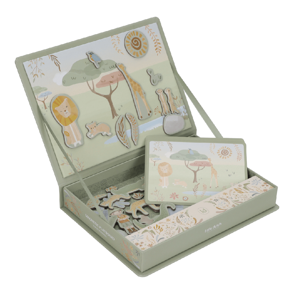 Little Dutch | Magnetisch Speelbord Safari Friends 