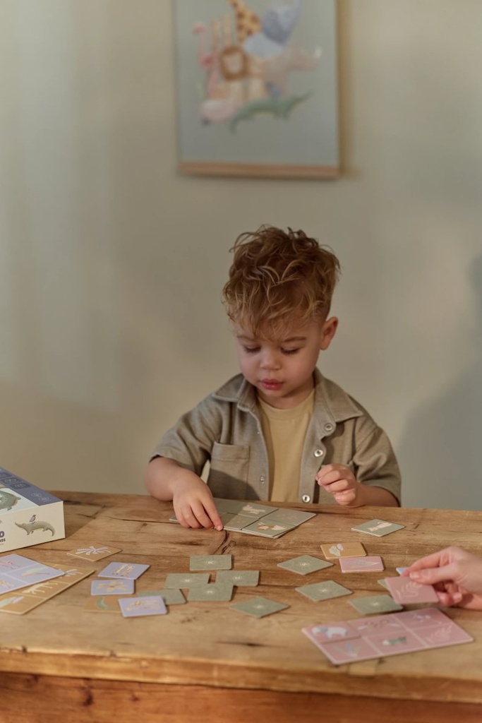 Little Dutch | Gezelschapsspel Safari Friends Lottospel 