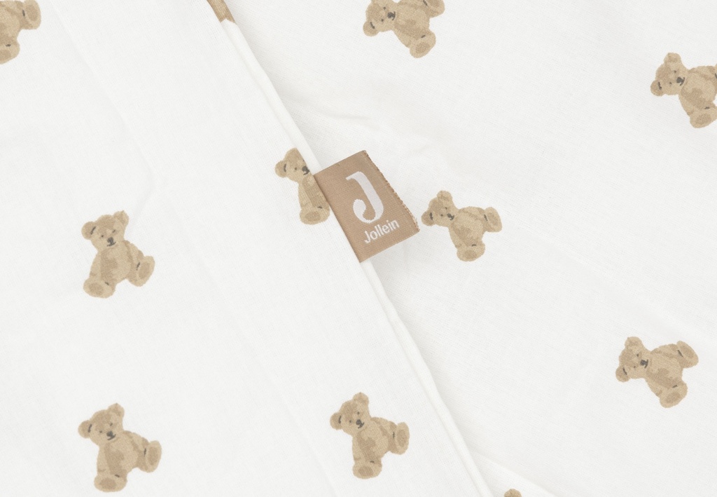 Jollein | Donsovertrek + Sloop Mini Teddy Bear 100x140cm 