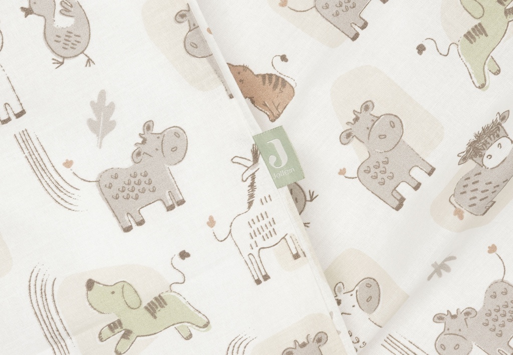 Jollein | Donsovertrek + Sloop Barn Buddies 100x140cm 