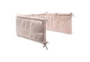 Jollein | Parkbumper Sprinkle Knit Silk Rose Roze 180x30cm