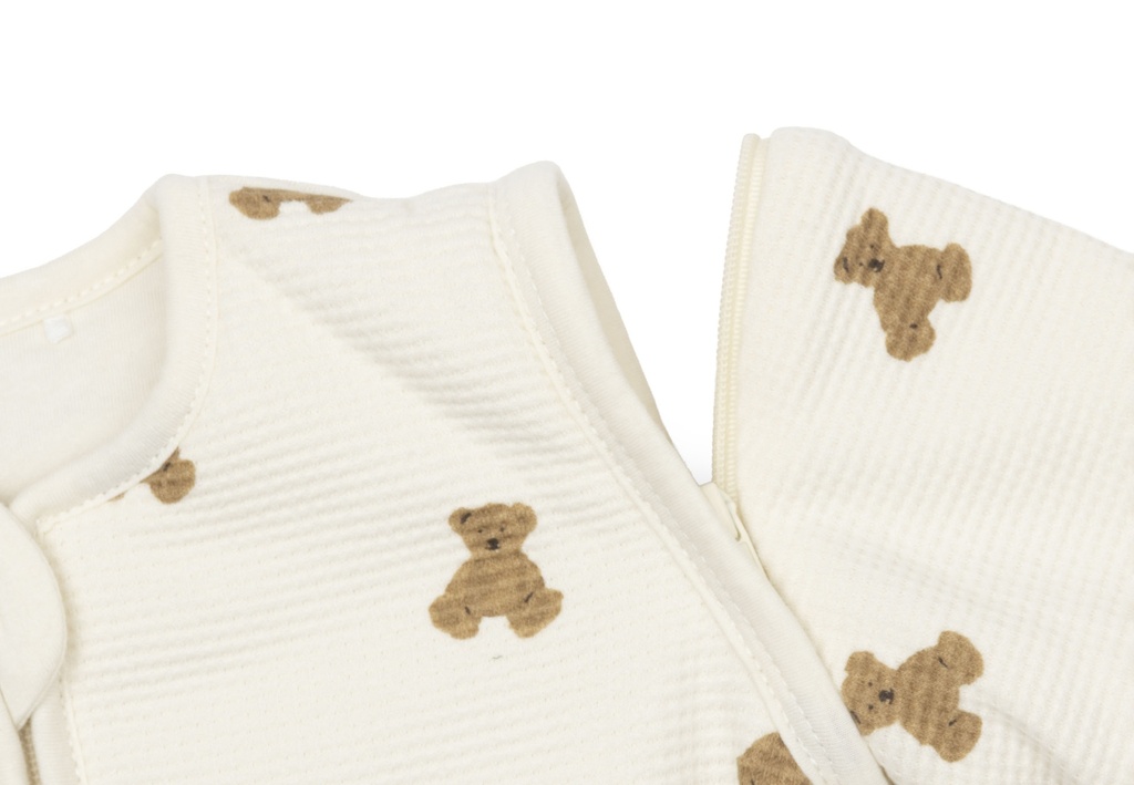 Jollein | Slaapzak met afr. mouw Rond 60cm Mini Teddy  Bear L.Waffle
