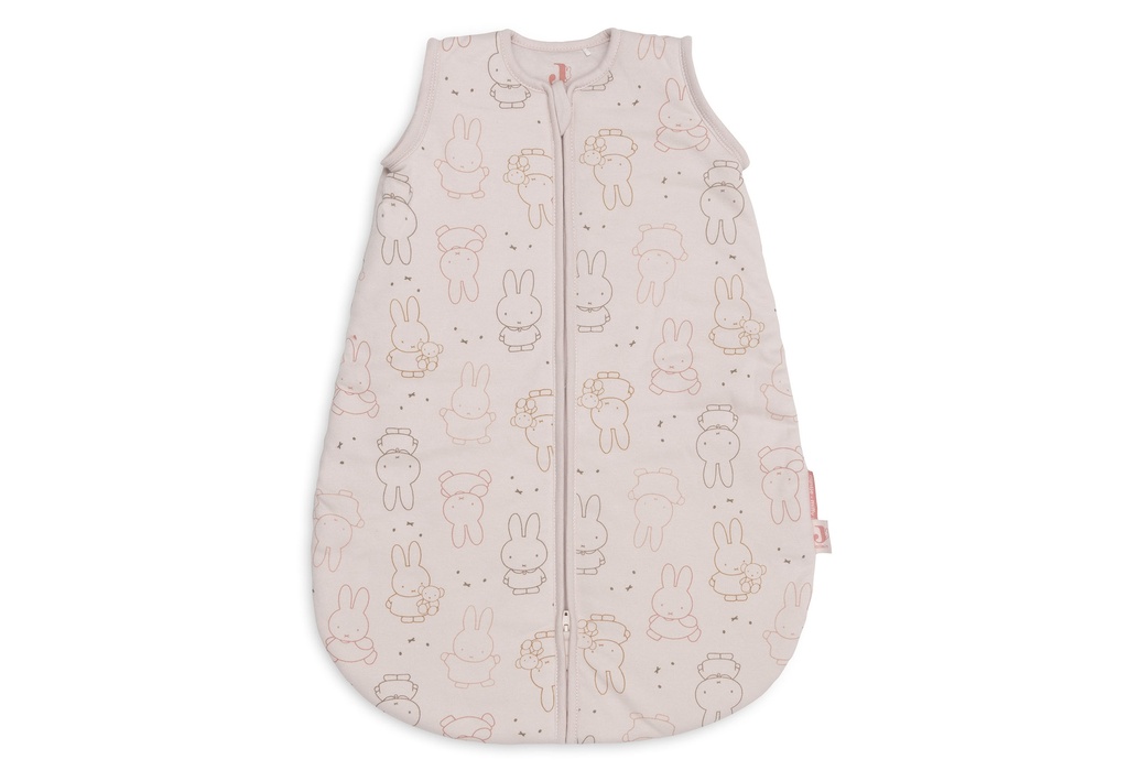 Jollein | Slaapzak Miffy Moments Silk Rose met Afritsbare Mouwen Roze 60cm 