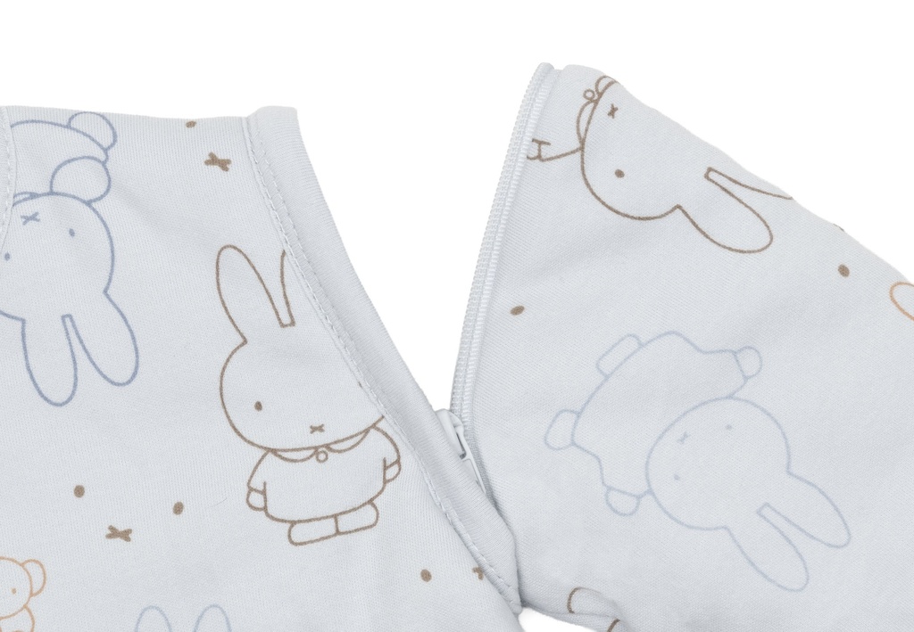 Jollein | Slaapzak Miffy Moments Cloudy Blue met Afritsbare Mouwen Blauw 60cm 