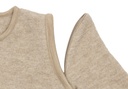 Jollein | Slaapzak Merino Wol Felted Natural met Afritsbare Mouwen Bruin 60cm 