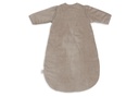 Jollein | Slaapzak Rib Milky Coffee met Afritsbare Mouwen Bruin 90cm 