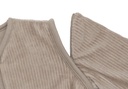 Jollein | Slaapzak Rib Milky Coffee met Afritsbare Mouwen Bruin 90cm 