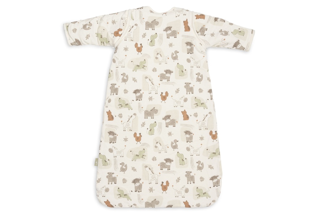 Jollein | Slaapzak Barn Buddies met Afritsbare Mouwen Ecru 90cm 