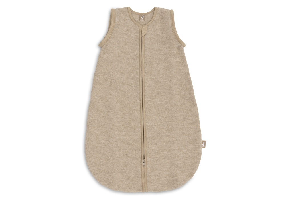 Jollein | Slaapzak Merino Wol Felted Natural met Afritsbare Mouwen Bruin 90cm 