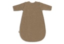 Jollein | Slaapzak Merino Wol Felted  Dark Haze met Afritsbare Mouwen Bruin 90cm