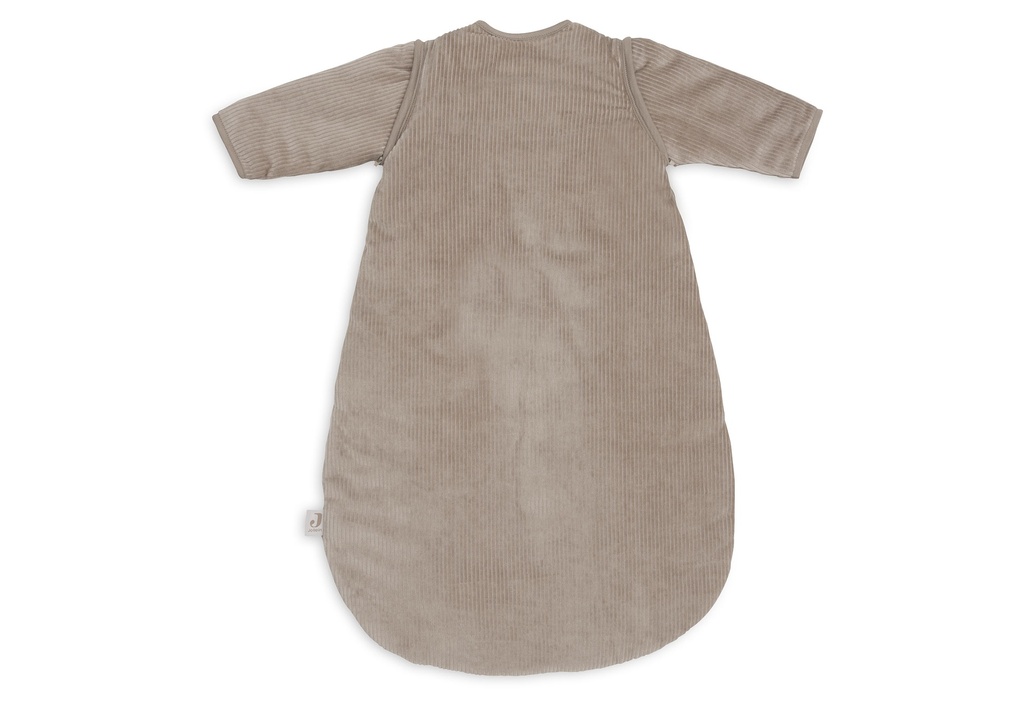 Jollein | Slaapzak Milky Coffee Rib met Afritsbare Mouwen Bruin 110cm