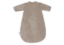 Jollein | Slaapzak Milky Coffee Rib met Afritsbare Mouwen Bruin 110cm