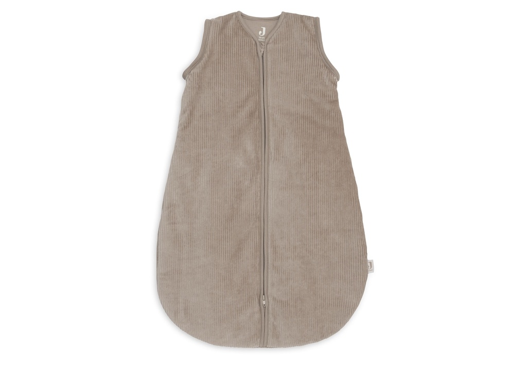 Jollein | Slaapzak Milky Coffee Rib met Afritsbare Mouwen Bruin 110cm