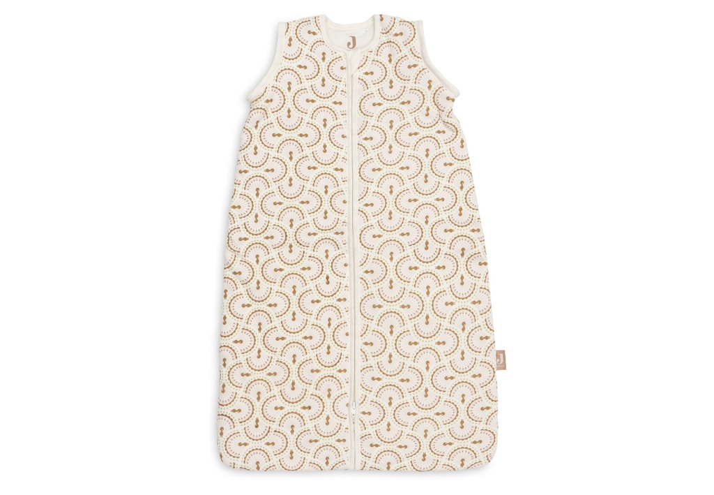 Jollein | Slaapzak Soft Plumes met Afritsbare Mouwen Ecru/Bruin 110cm